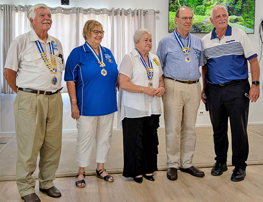 Blessing of the Club Presidential Collars by Reverend Gary McClintock